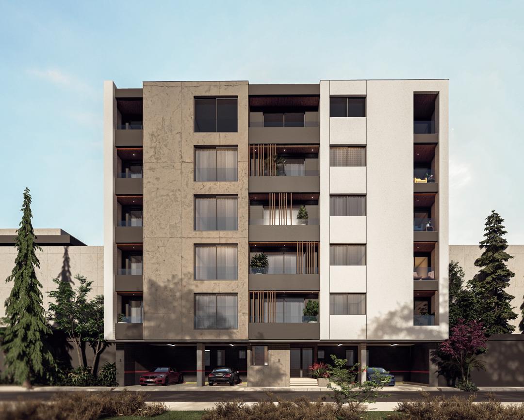 Résidence Mossane — façade du bâtiment aux Almadies