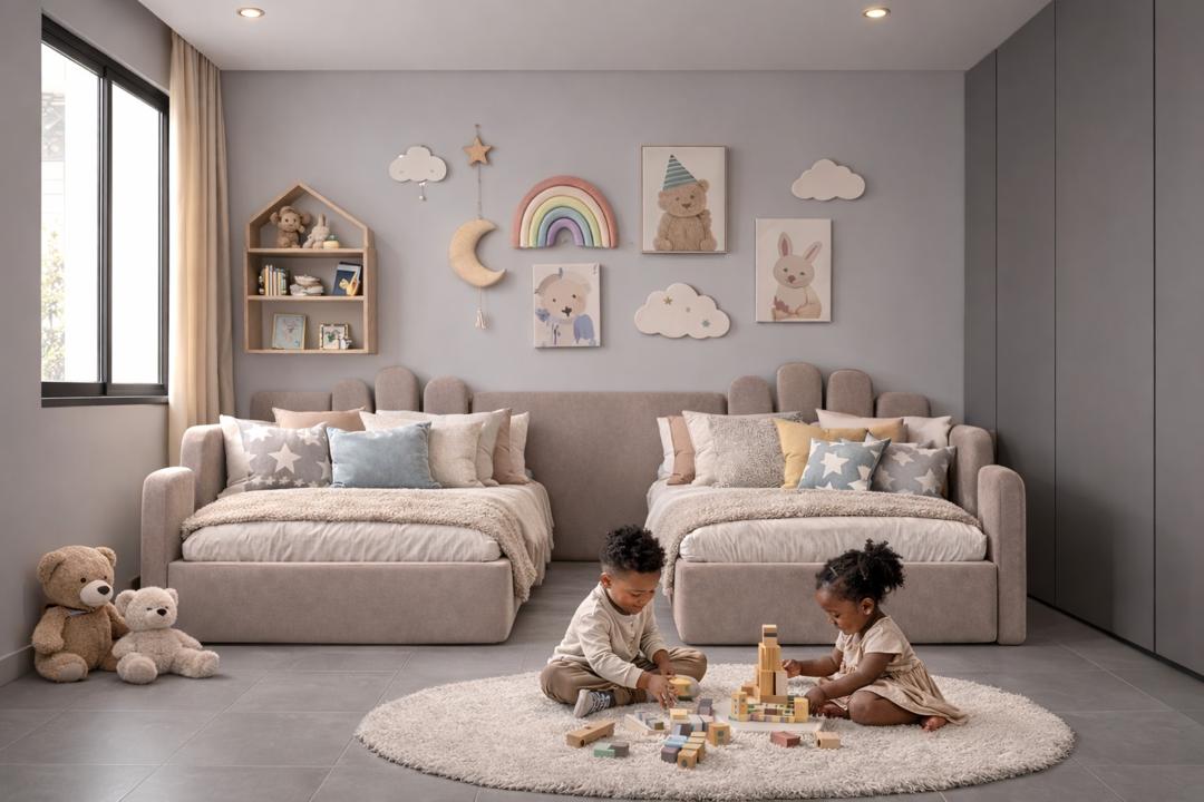 Appartement F4 — chambre d'enfant